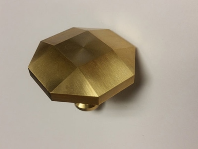cnc machined brass door knob