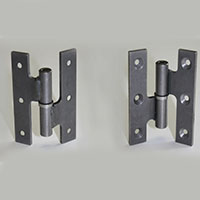 robotic welded steel hinge